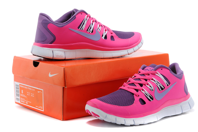 nouvelle Nike Free 5.0 femmes plus rose pourpre (1)